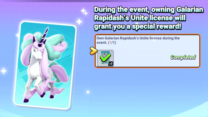 Galarian Rapidash Special Event