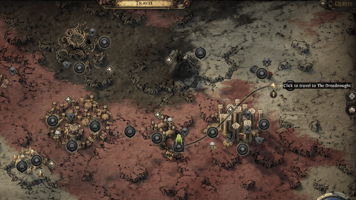 The Dreadnought Desert Map