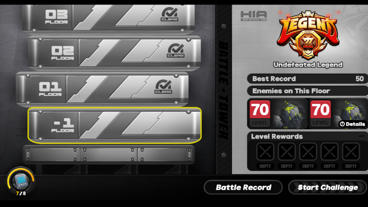 Simulated Battle Trial Last Stand Floor -1