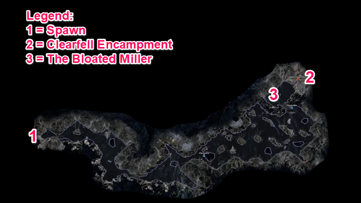 The Riverbank Map Layout