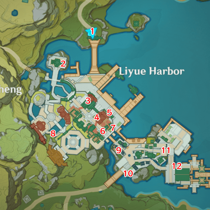 Genshin - Fortune Coins Locations