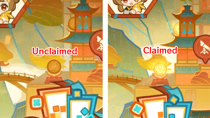 Genshin - Claim and Unclaimed