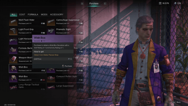 Once Human - Severin Wish Box