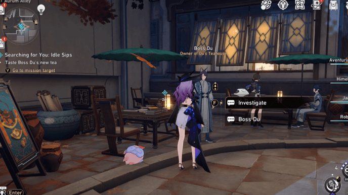 Honkai Star Rail - Searching For You Mission Guide - Find Boss Du in Aurum Alley
