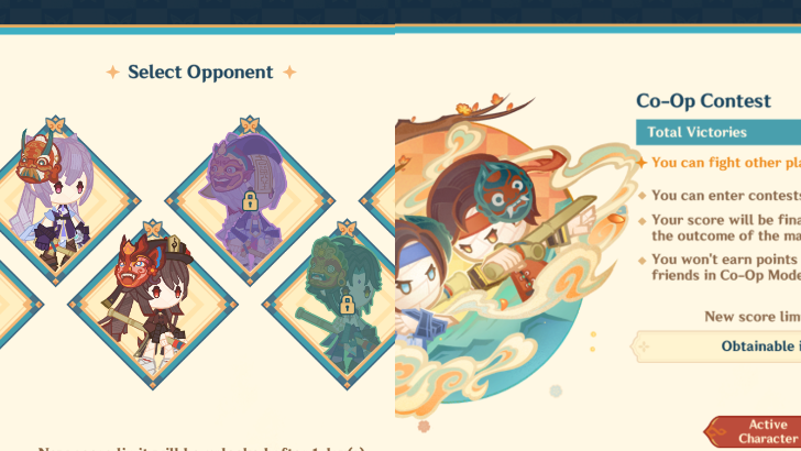 Genshin - Immortal Combat - Choose Between Two Game Modes