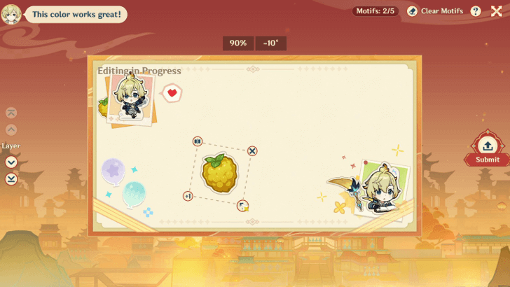 Genshin - Custom Gift Envelope No. 1 Mika