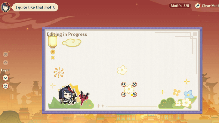 Genshin - Custom Gift Envelope No. 2 Kujou Sara