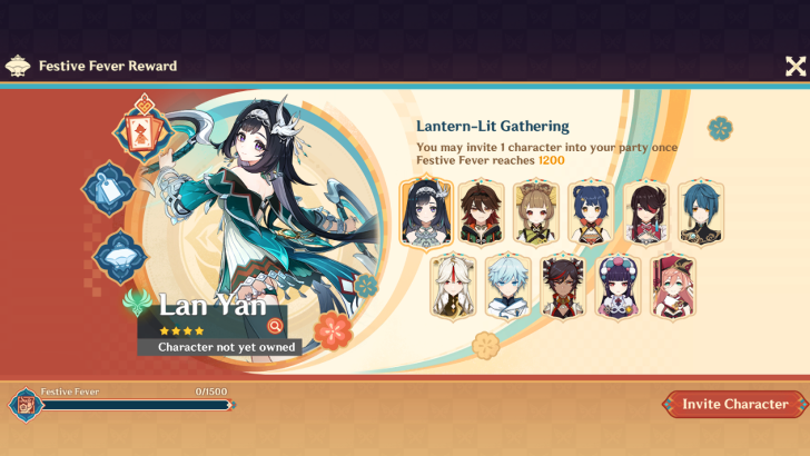 Genshin - Lantern Rite 2024 Free 4 Star