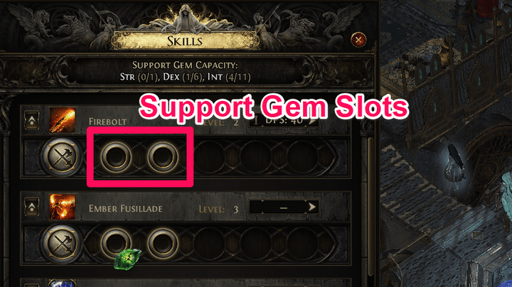 POE 2 - Two Support Gem Slots