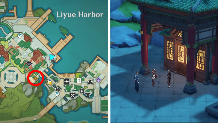 Genshin - Springtime Charms Quest Act 1 - go to wangsheng funeral parlor