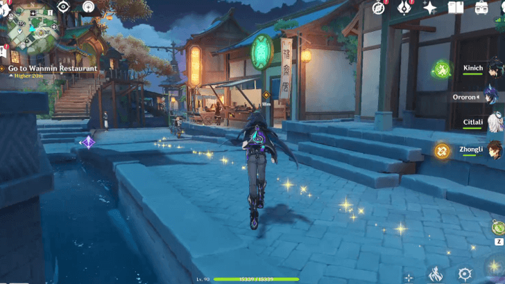 Genshin - Springtime Charms Quest Act 1 - Go to wanmin restaurant