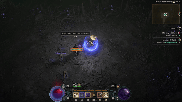 Collect the Strange Talisman