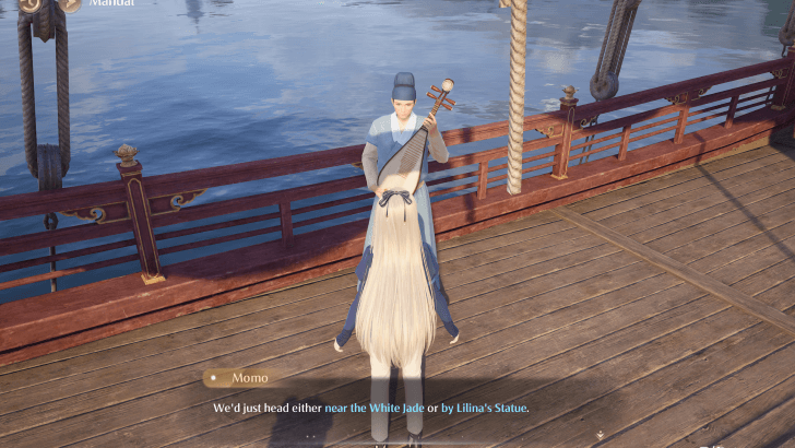 Find Alber near White Jade or Lilina