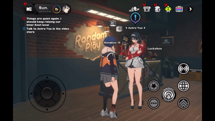 Talk to Astra in Random Play