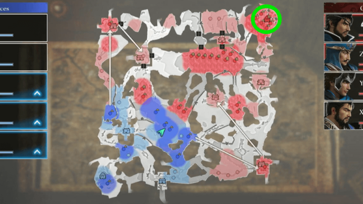 Dynasty Warriors Origins - Xiahou Dun Location