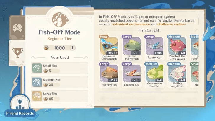 Genshin Impact - Invasive Fish Wrangler - Fish-Off mode