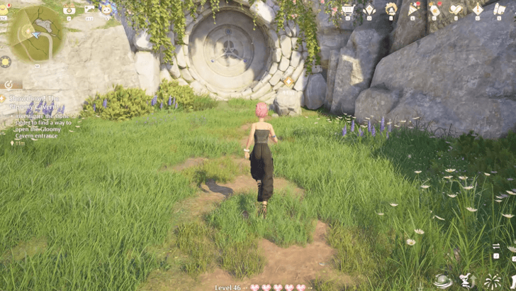 Go to the Gloomy Cavern Entrance