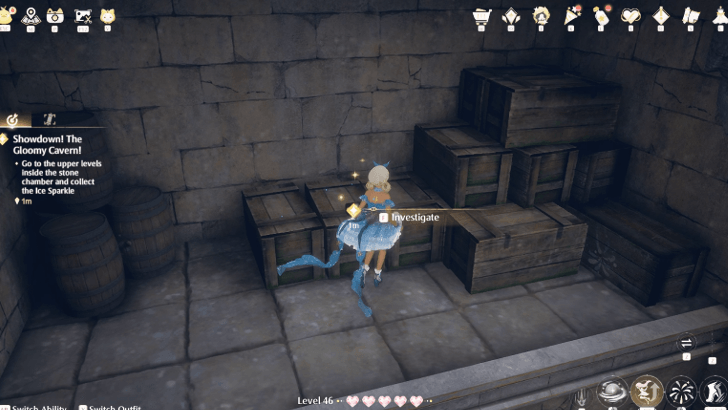 Go to the Upper Levels of Inside the Stone Chamber