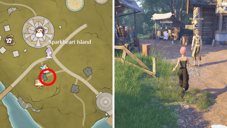 Infinity Nikki Fireworks Training Step 1 Quest Location