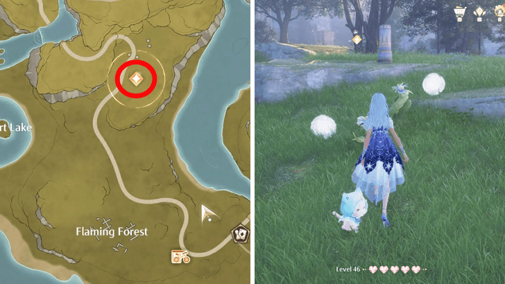 Infinity Nikki Trial of the Fireworks Diviner Quest Location