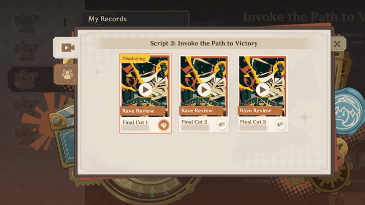 Genshin Impact - Save the Final Cut