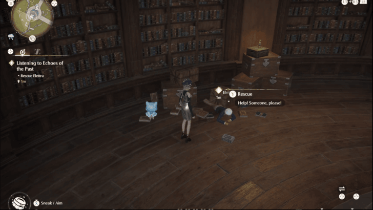 Infinity Nikki Go to the Dream Warehouse Tower and Look For Elettra