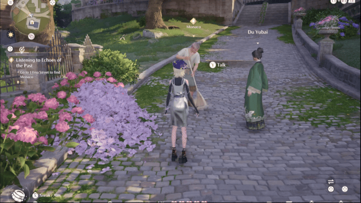 Infinity Nikki Go to Lilina Street to Find Monaco