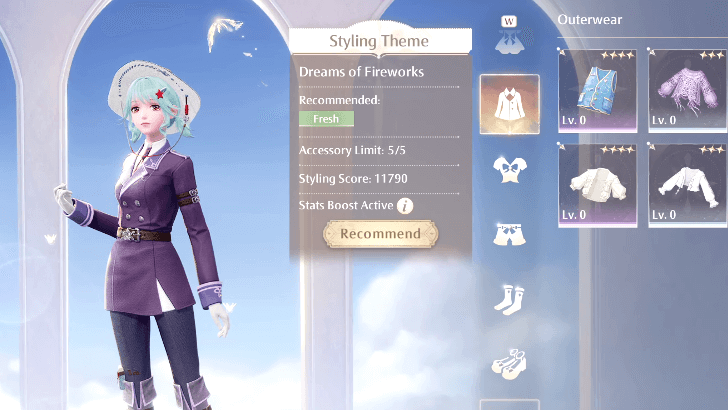 Infinity Nikki - Fireworks Styling Challenge - Dress Up Nikki