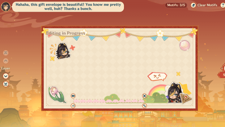 Genshin - Custom Gift Envelope No. 3 Dehya