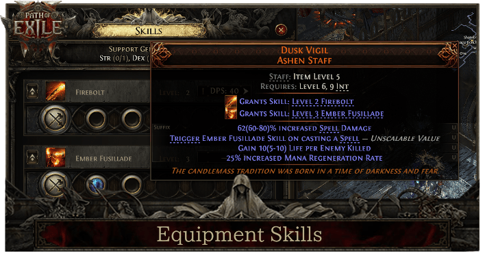 POE 2 - Equipment Skills