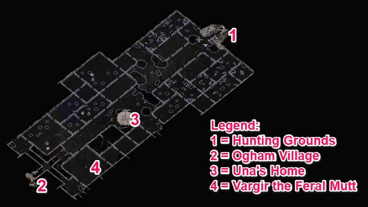 Ogham Farmlands Map Layout