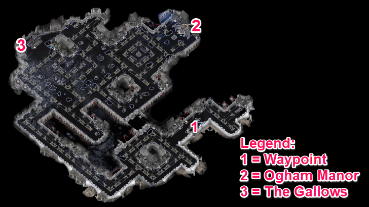 The Manor Ramparts Map Layout