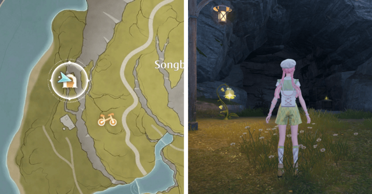 Behind-the-Mountain Cavern Location