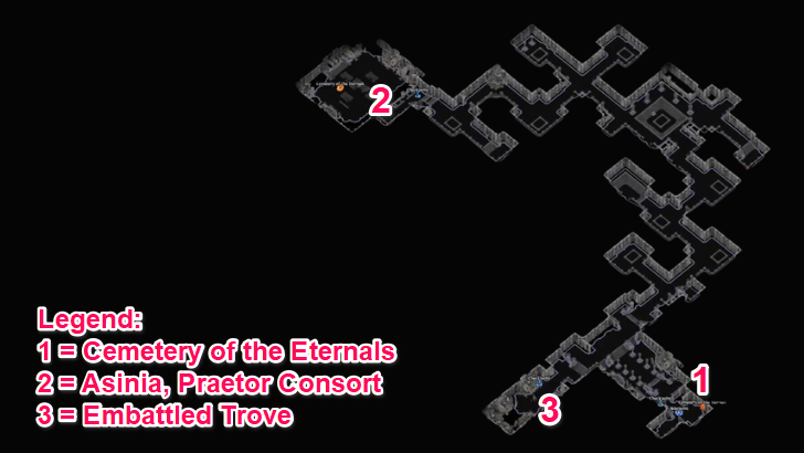 Tomb of the Consort Map Layout