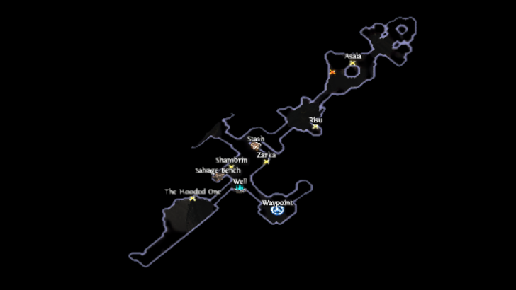 The Ardura Caravan Map Layout