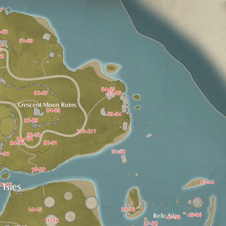 Firework Isles Dew Locations - Top Right