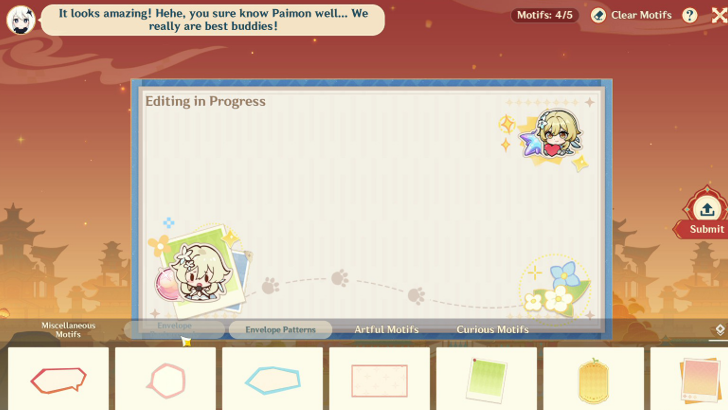 Genshin - Custom Gift Envelope No. 7 Paimon