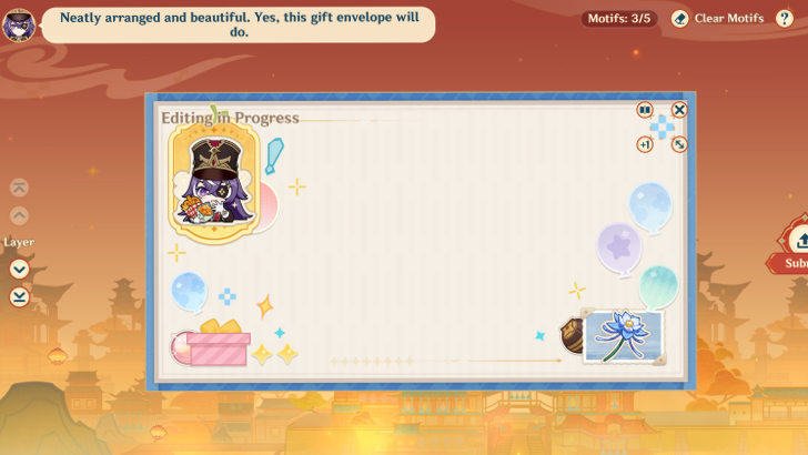 Genshin - Custom Gift Envelope No. 6 Chevreuse