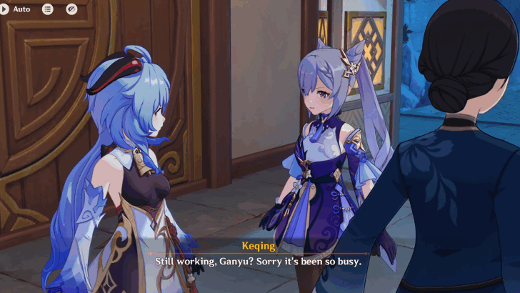 Keqing and Ganyu at Yujing Terrace