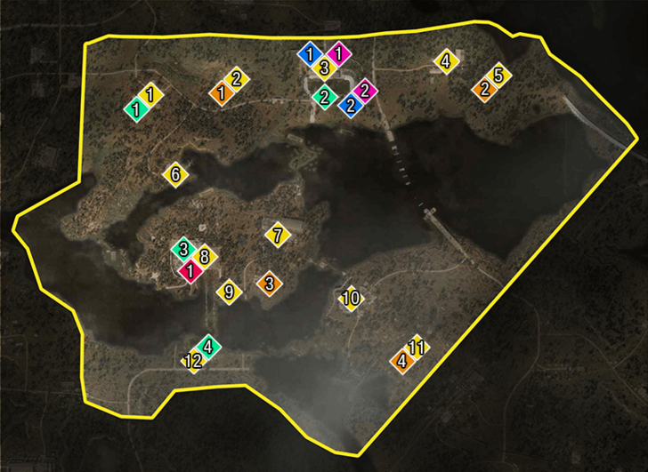 Wild Island Region Pins