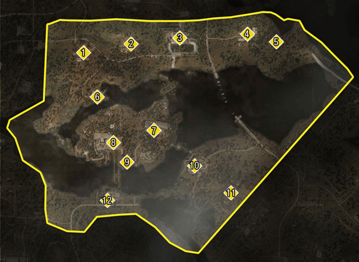 Wild Island Points of Interest