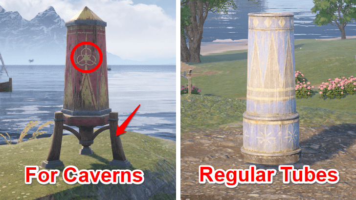 Cavern Launch Tube Different Appearance