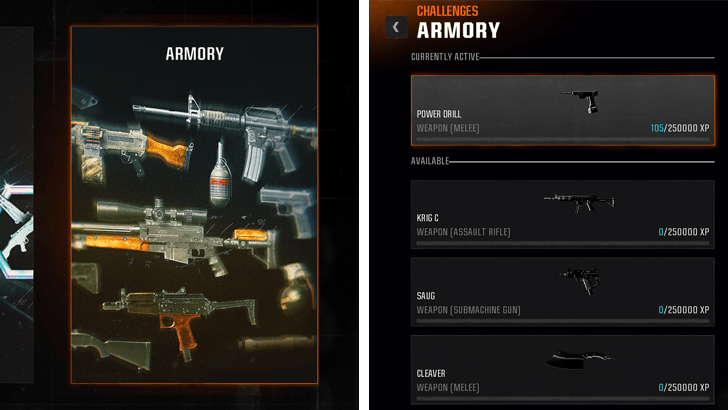 Armory Unlock Challenges