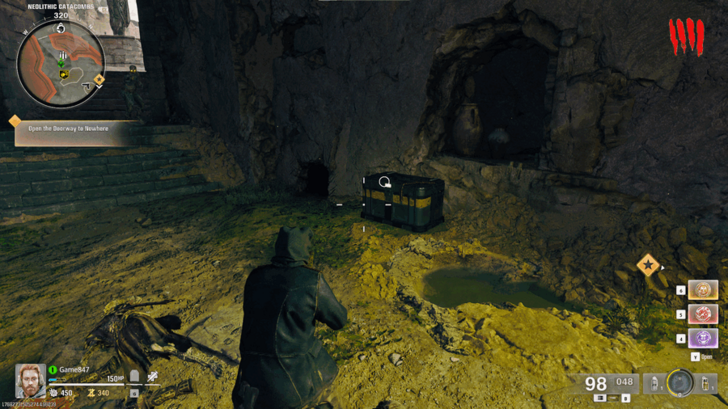 The Tomb Ammo Cache Location