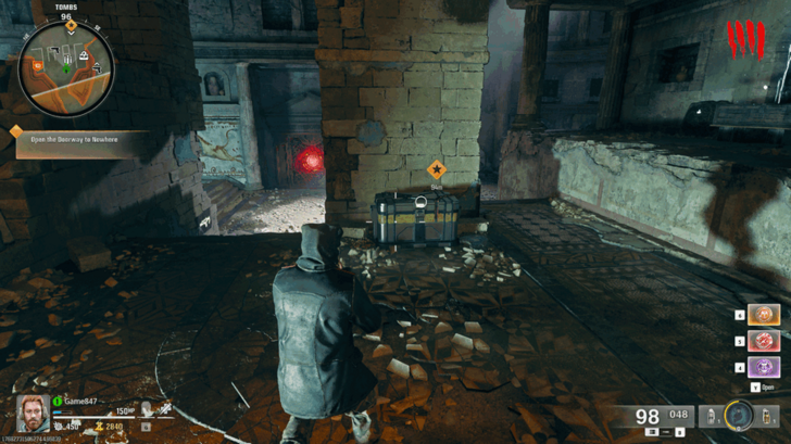 The Tomb Ammo Cache Location