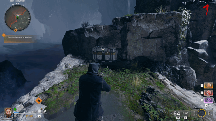 The Tomb Ammo Cache Location