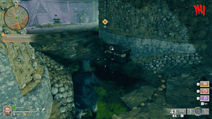 The Tomb Ammo Cache Location
