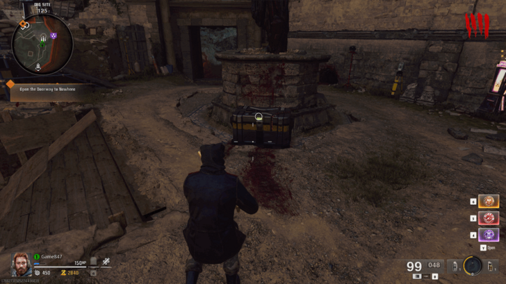 The Tomb Ammo Cache Location