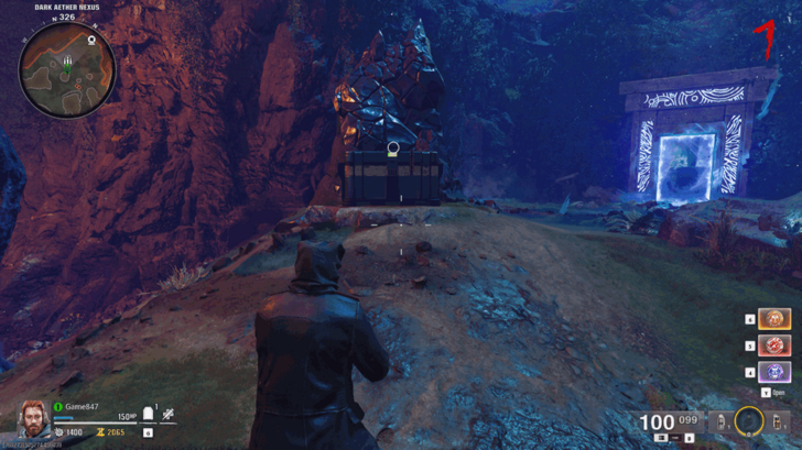 The Tomb Ammo Cache Location