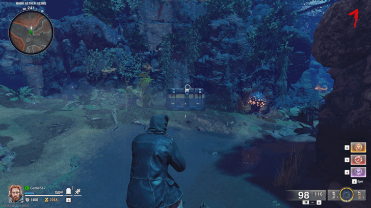 The Tomb Ammo Cache Location